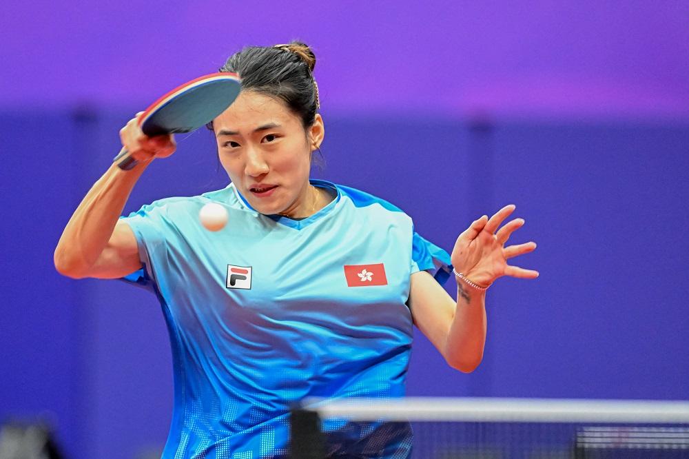 香港女子乒乓球代表朱成竹。(港協暨奧委會圖片)