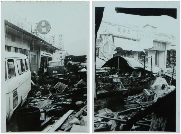 溫黛颱風1962年9月1日襲港,造成183死、388傷。(天文台官網/Lee Pak Fun)