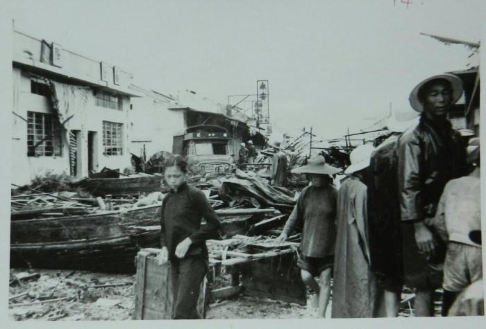 溫黛颱風1962年9月1日襲港,造成183死、388傷。(天文台官網/Lee Pak Fun)