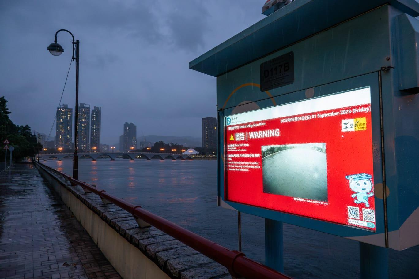 颱風蘇拉襲港。(陳奕釗攝)