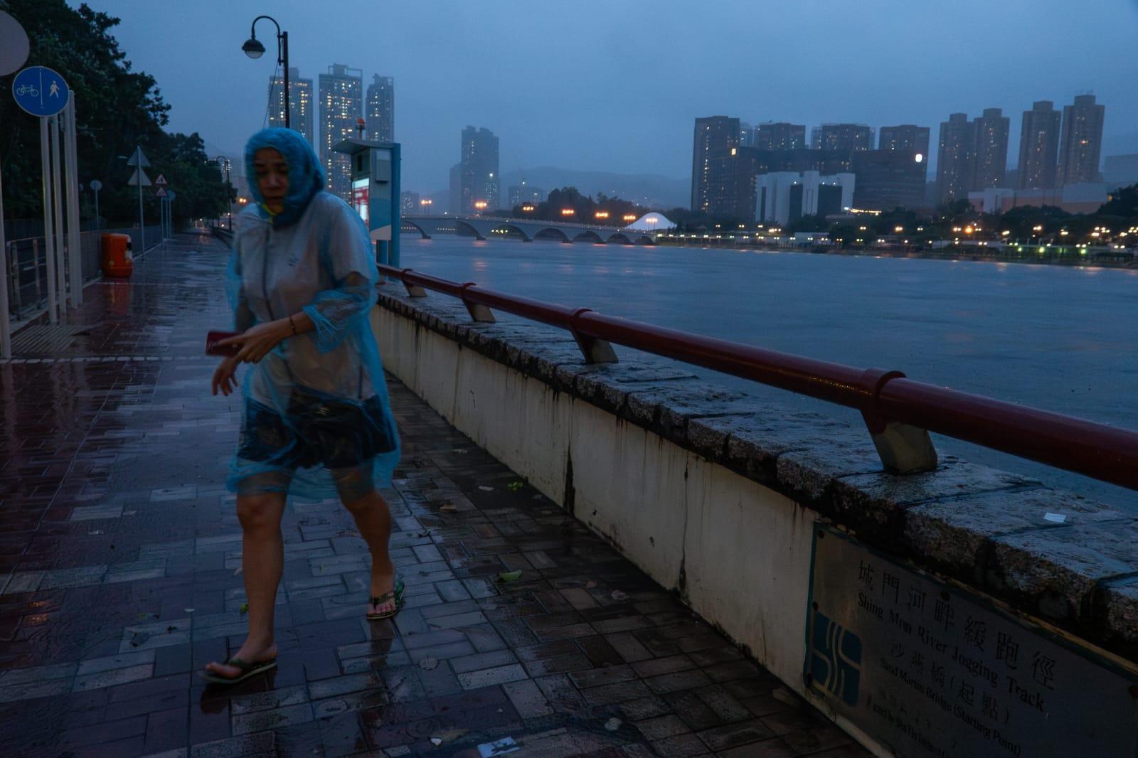 颱風蘇拉襲港。(陳奕釗攝)