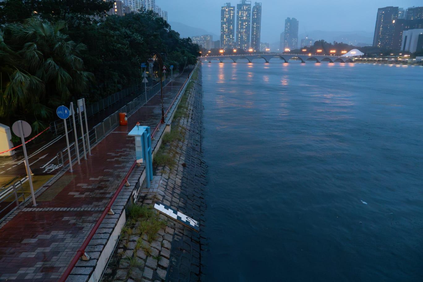 颱風蘇拉襲港。(陳奕釗攝)