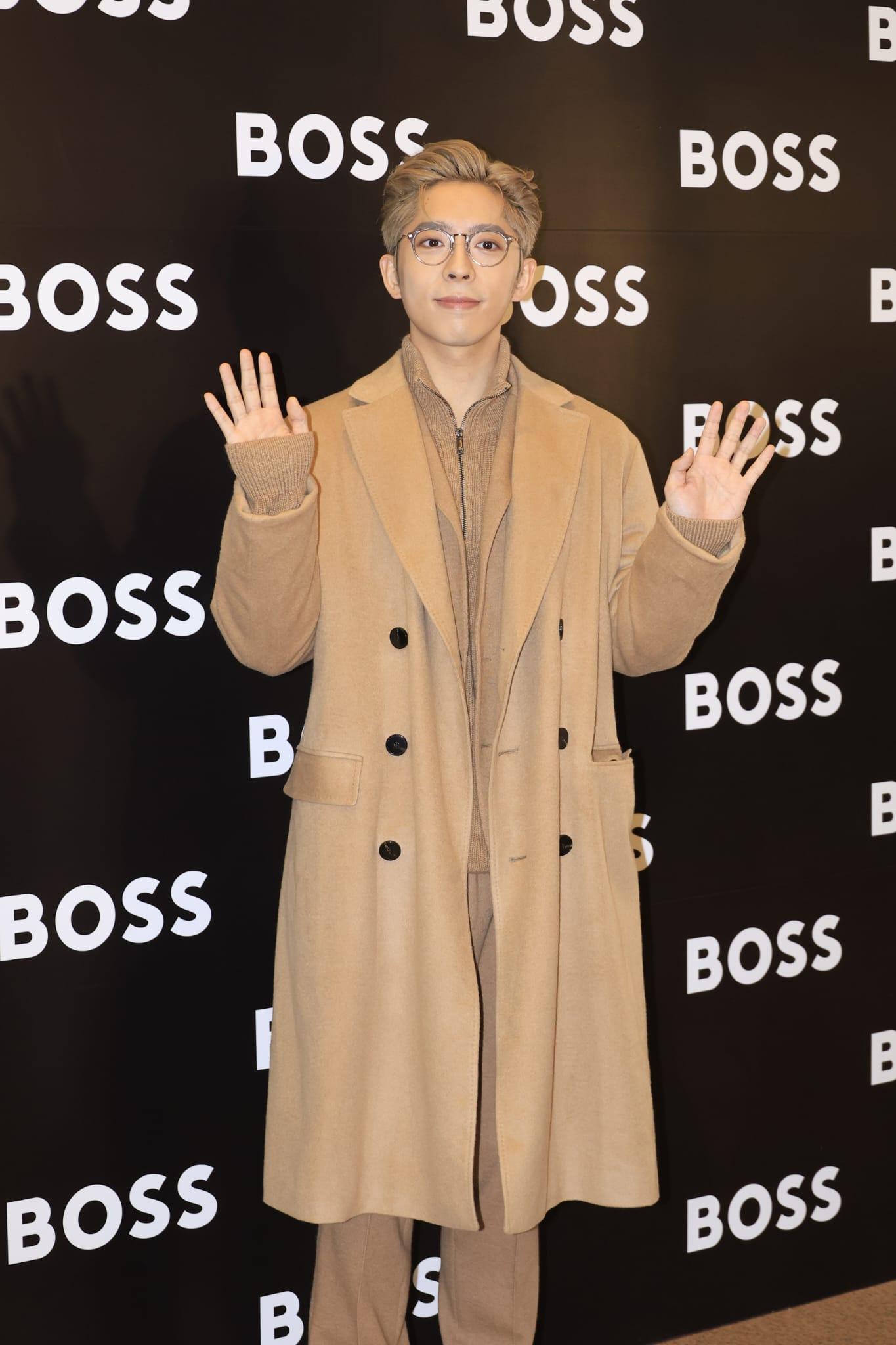 Edan出席時裝品牌活動。(林俊源攝)