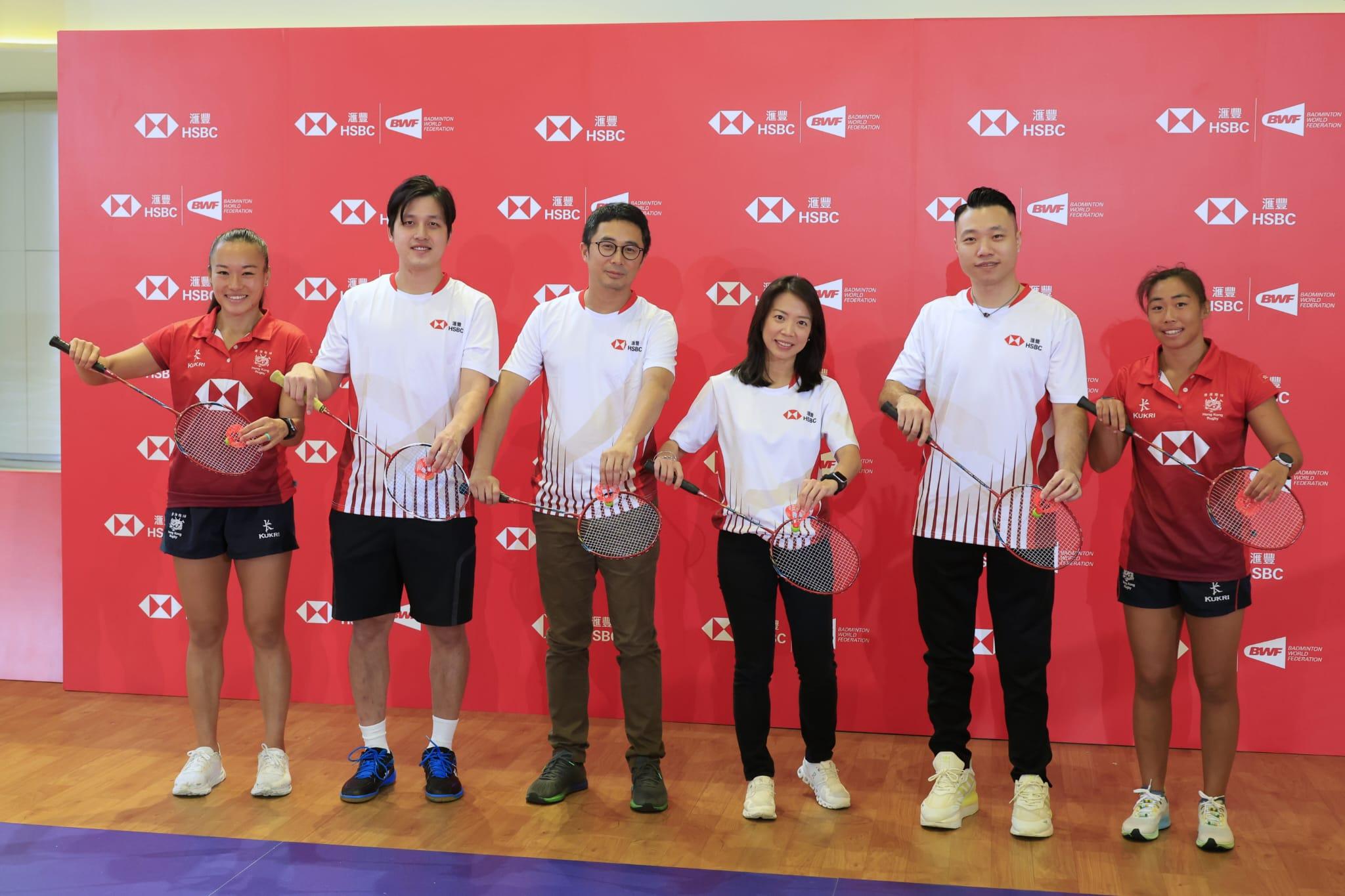 ESG|滙豐開展「羽動全城」社區活動,冀帶動全港羽毛球熱潮。(林俊源攝)