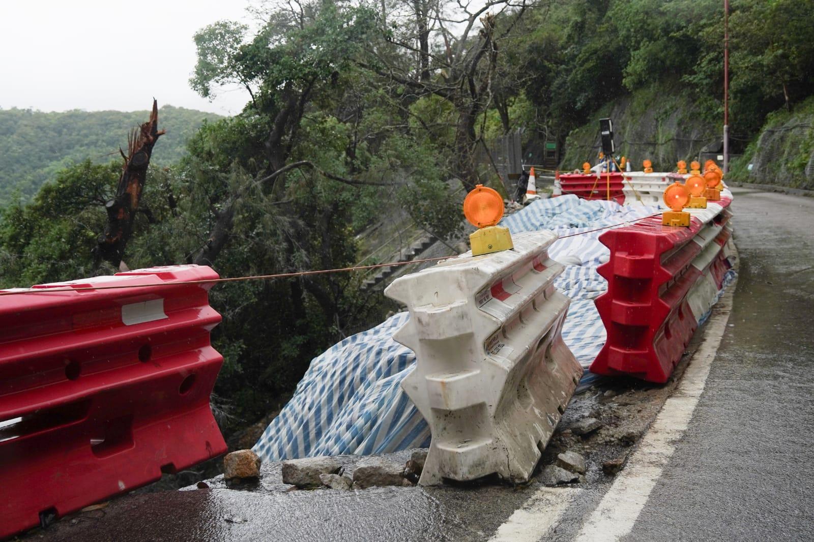 石澳道情況(李睿哲攝)