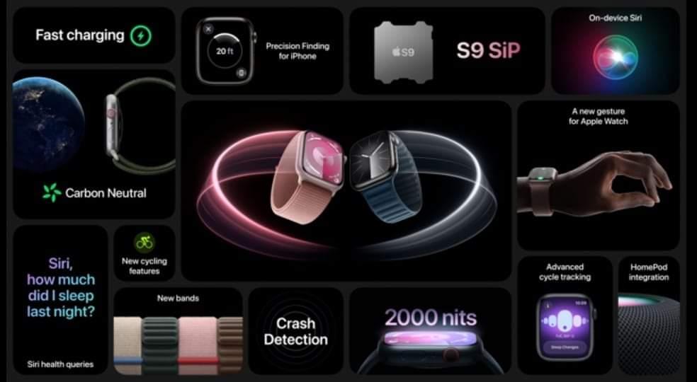 iPhone 15系列及Apple Watch Series 9 在2023年正式登場