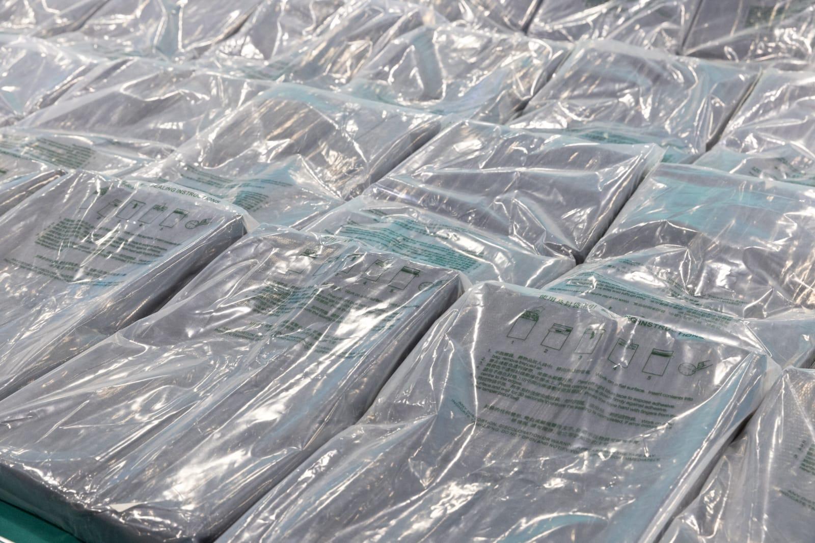 海關葵涌工廈檢市值1.8億可卡因拘53歲漢