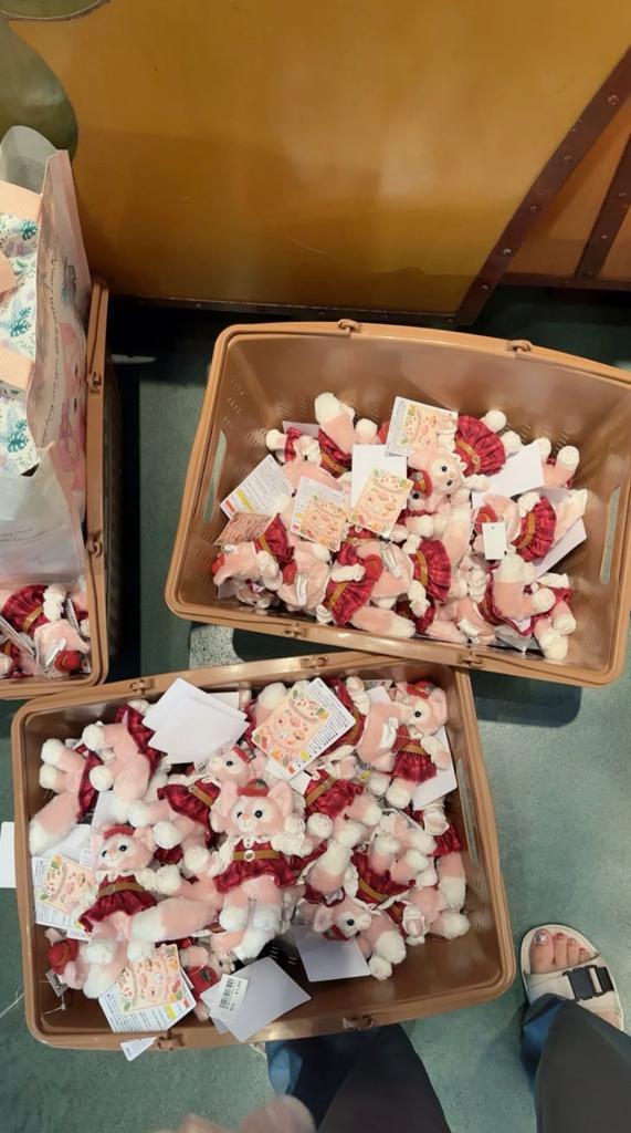 內地人闖東京迪士尼代購 Duffy、LinaBell「洗劫」一空(圖片來源:小紅書)