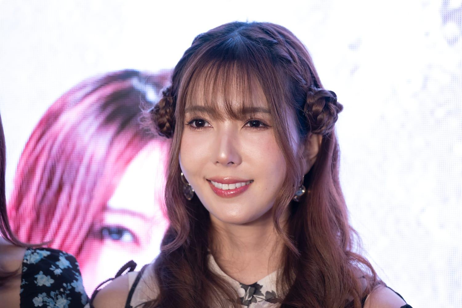 日本AV女神波多野結衣舉行15周年粉絲見面會。(陳奕釗攝)