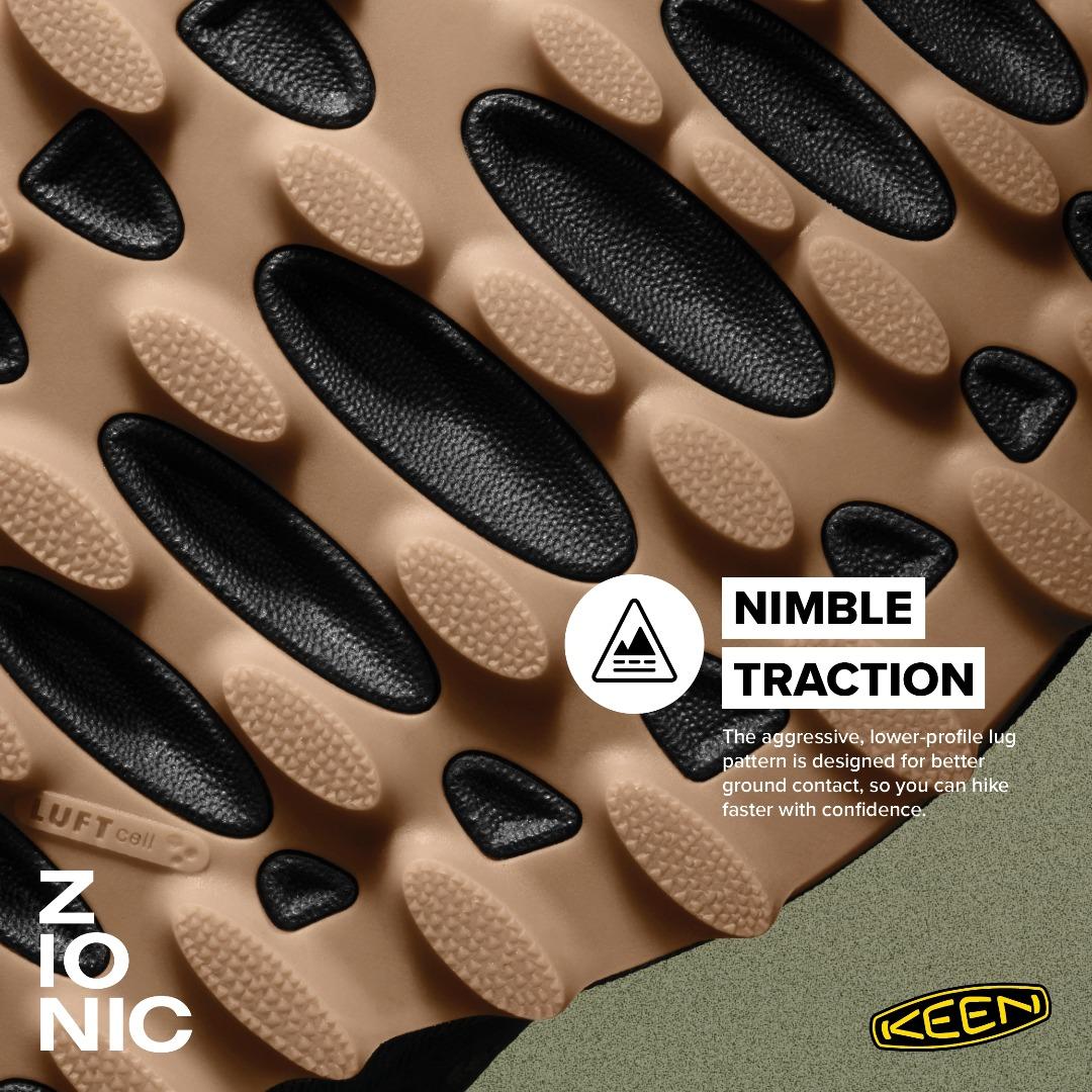 速度保護混合型 KEEN ZIONIC WP MID/LOW 備有中/低筒款式