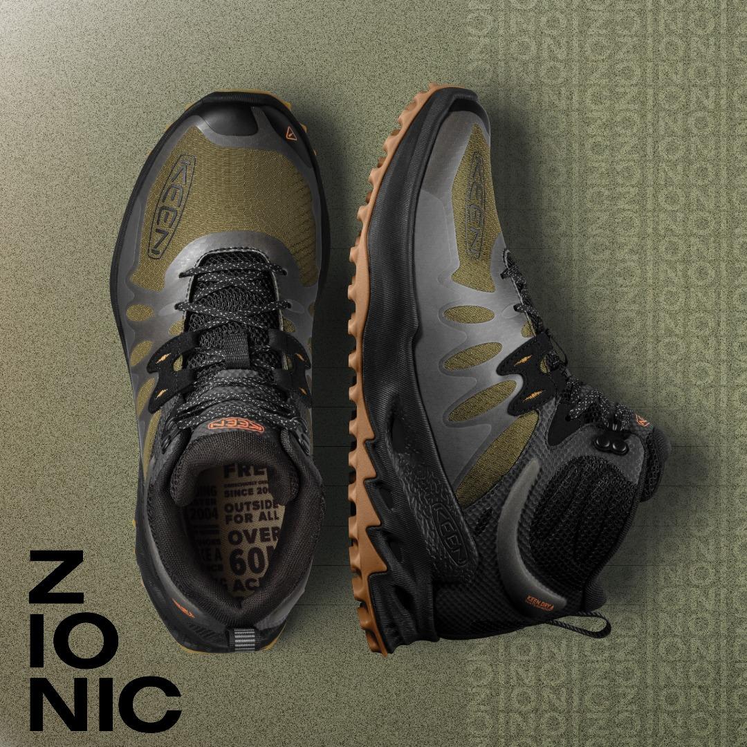 速度保護混合型 KEEN ZIONIC WP MID/LOW 備有中/低筒款式