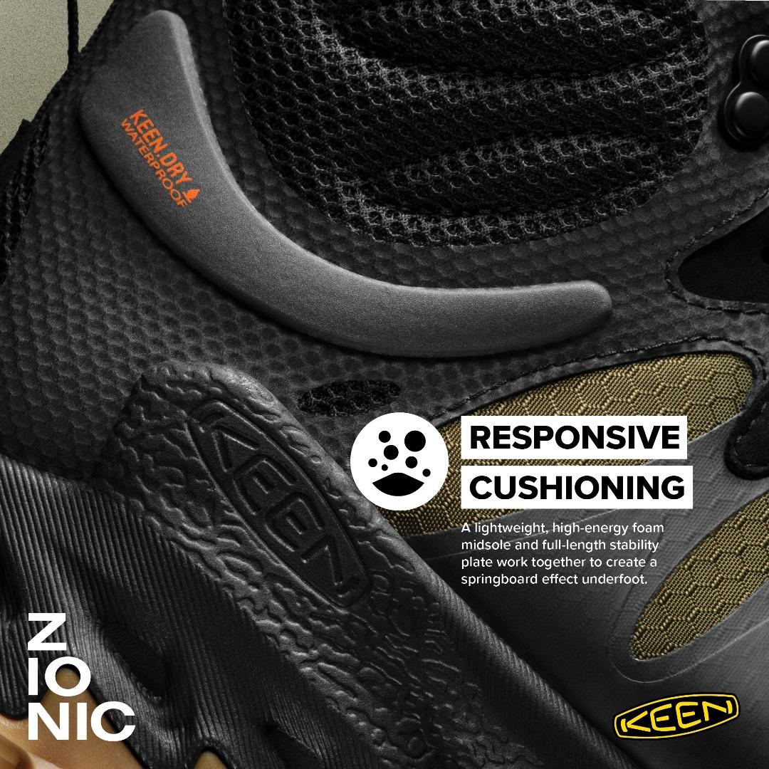 速度保護混合型 KEEN ZIONIC WP MID/LOW 備有中/低筒款式