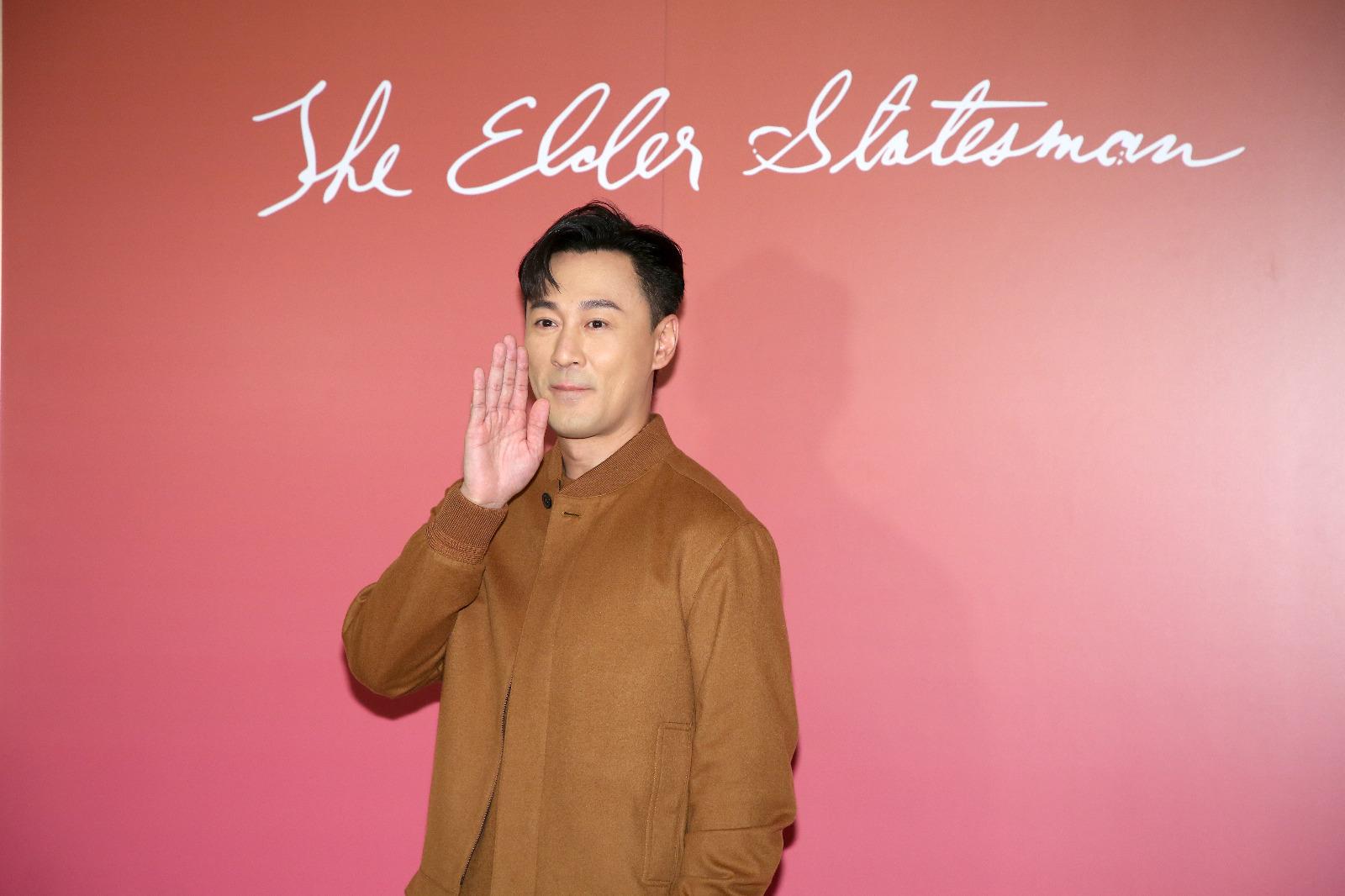 林峰今日出席時裝品牌公開活動。(董立華攝)