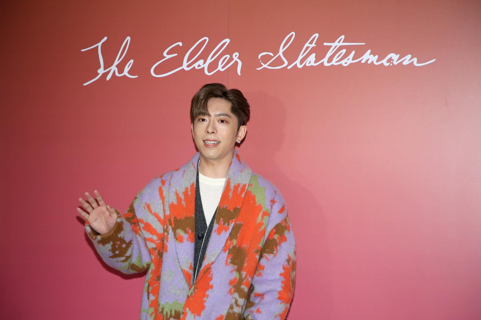 Edan呂爵安出席時裝品牌發布活動。(董立華攝)