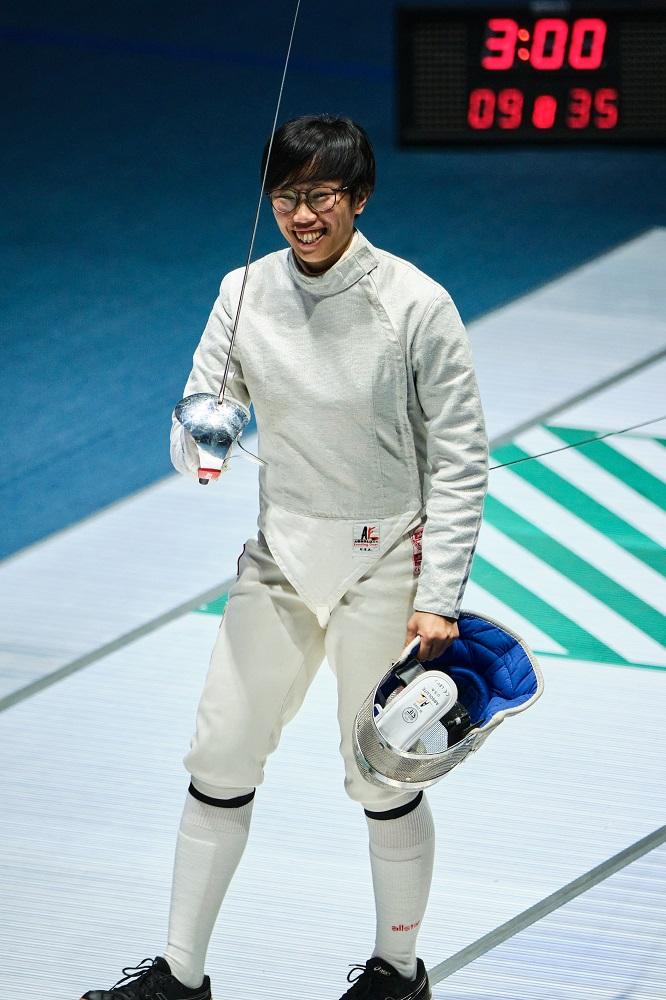 香港劍擊代表歐倩瑩。(港協暨奧委會圖片)