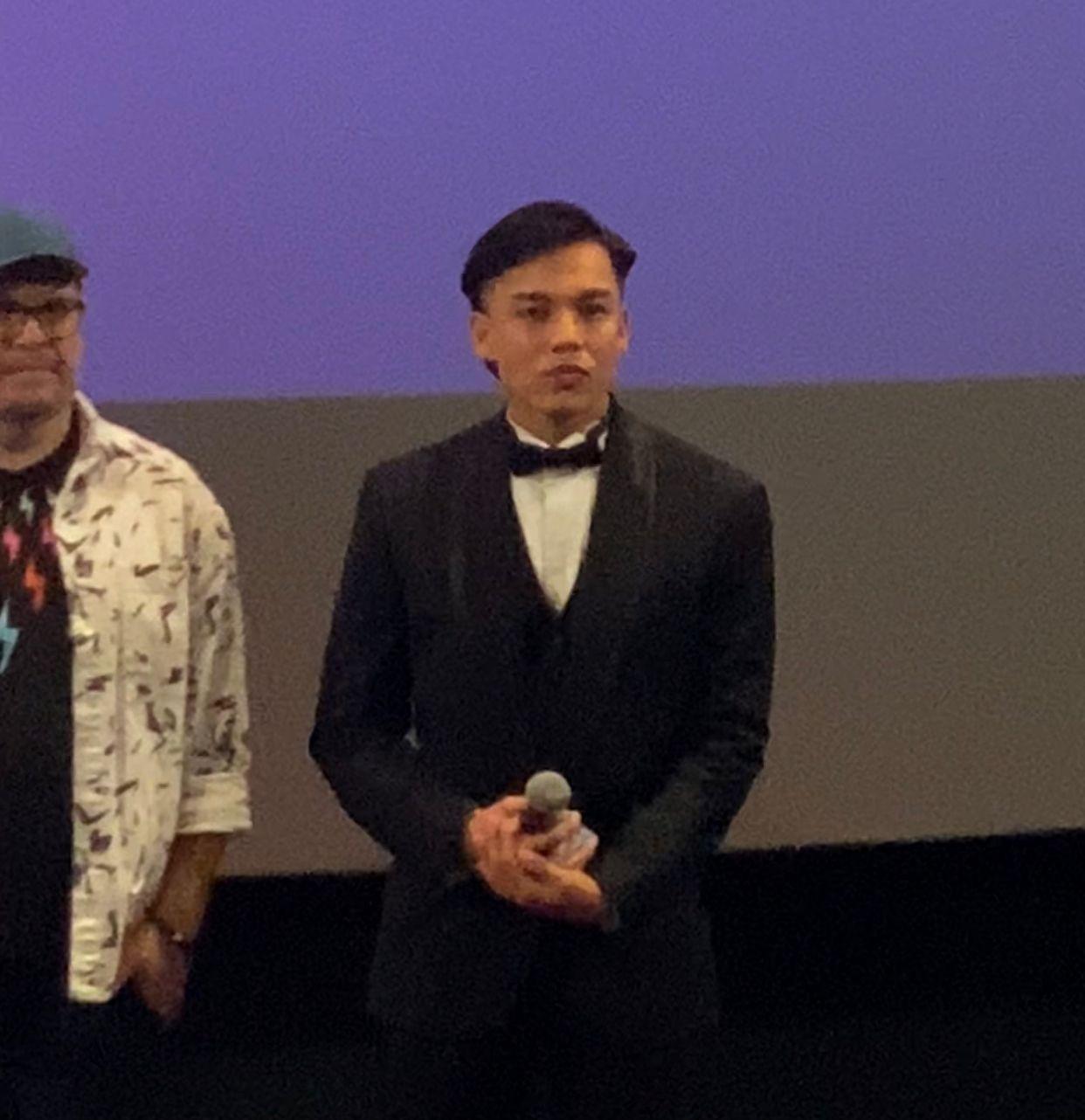 閉幕電影《跳唱小情人》主角Alex Diaz來港出席盛會。