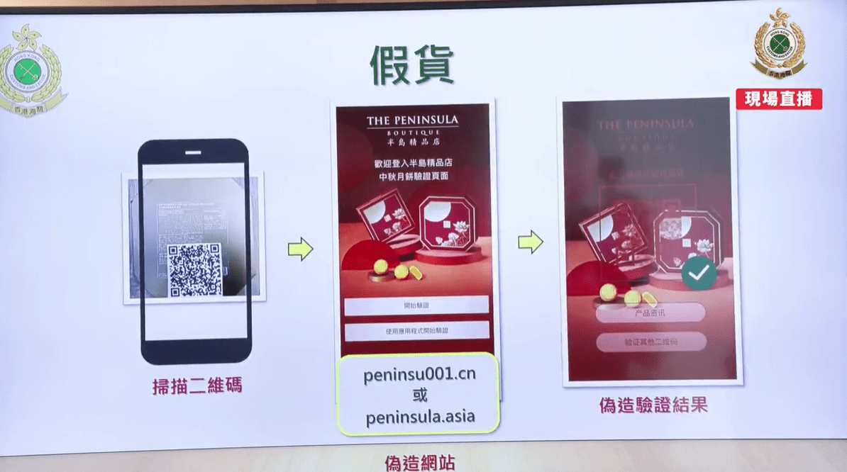 中秋節2023|海關拘捕3人涉網上售賣冒牌月餅 檢獲49盒月餅