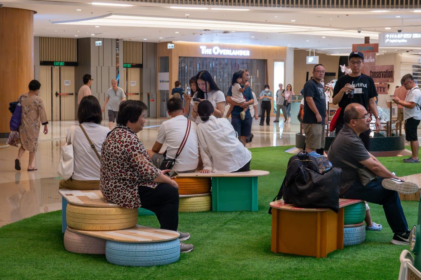 颱風蘇拉|風球下將軍澳巿面情況。(陳奕釗攝)