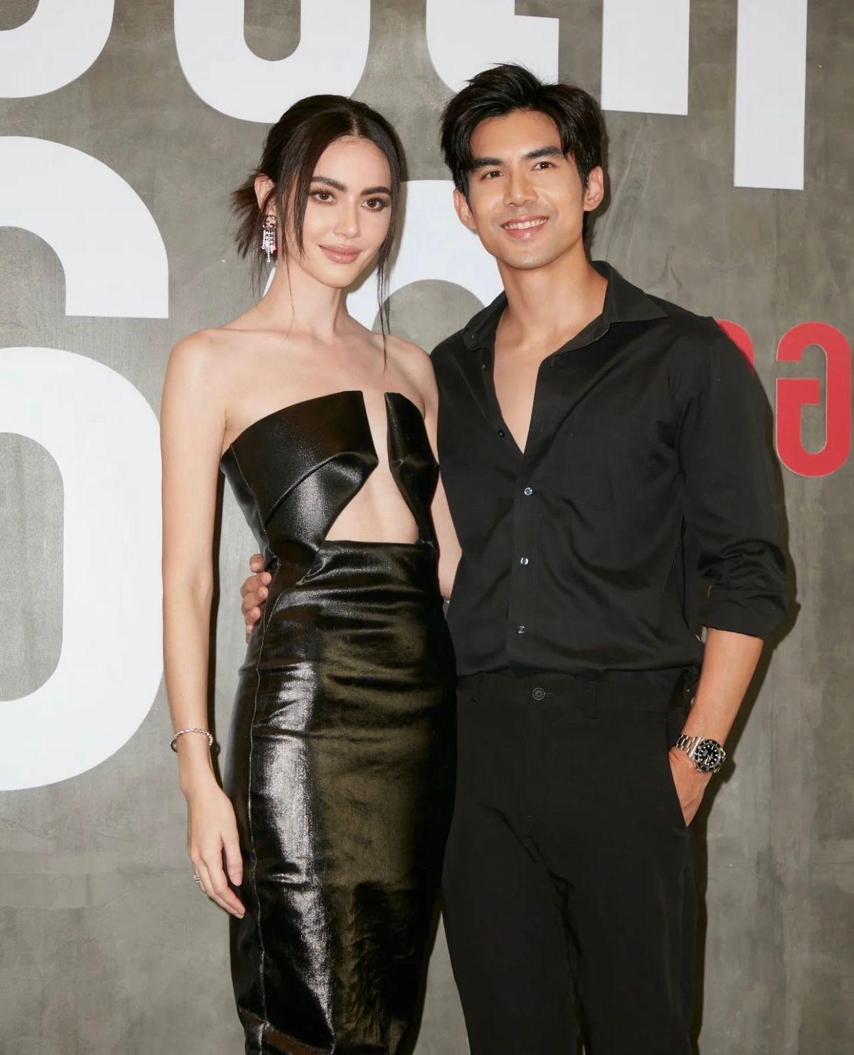 Davika獲男友Ter到場支持,相當恩愛。