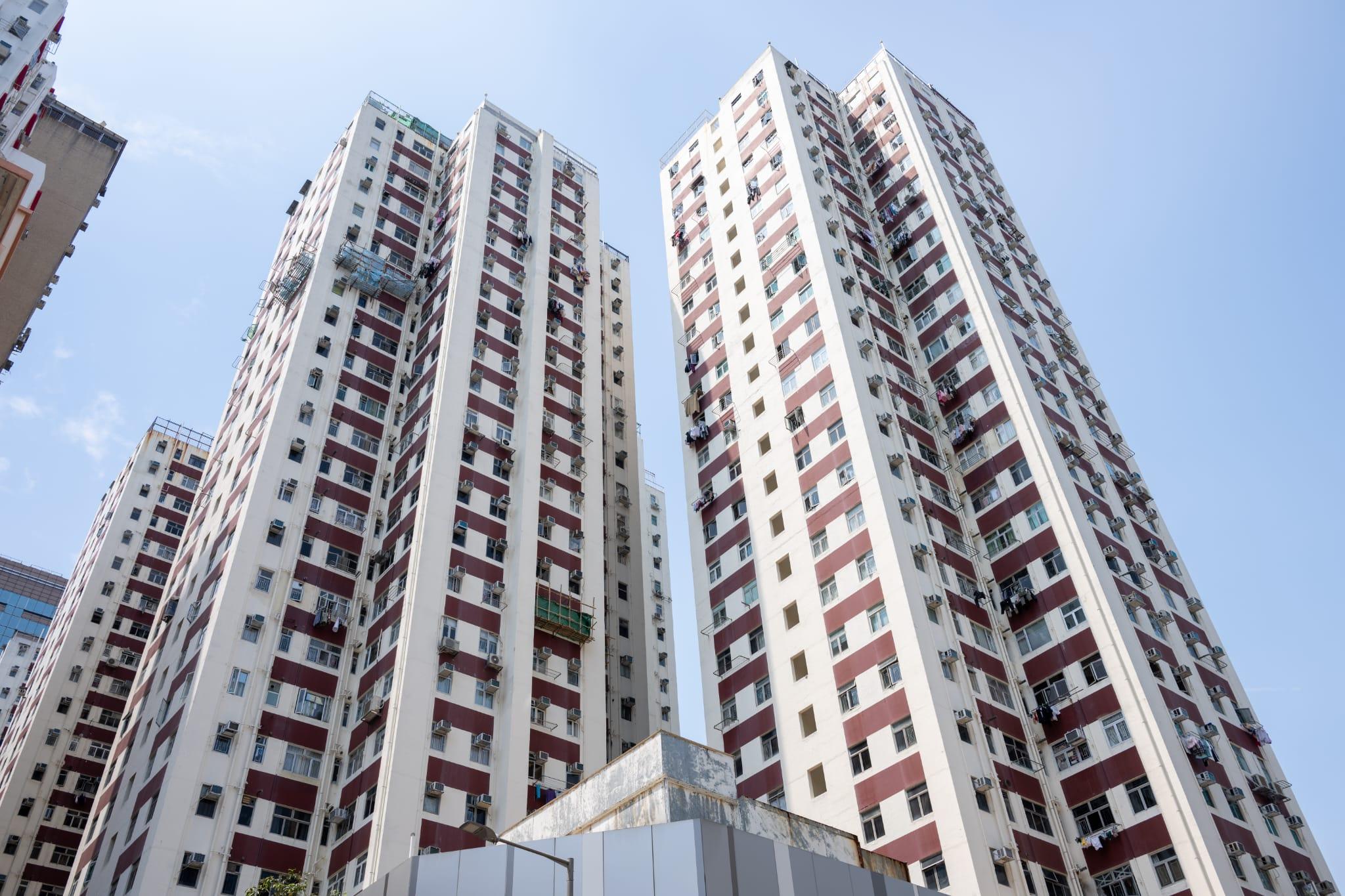 案件涉及北角健威花園(陳奕釗攝)