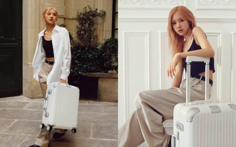 RIMOWA最新找來韓國女團BLACKPINK成員之一的Rosé,擔任品牌代言人。(品牌圖片)