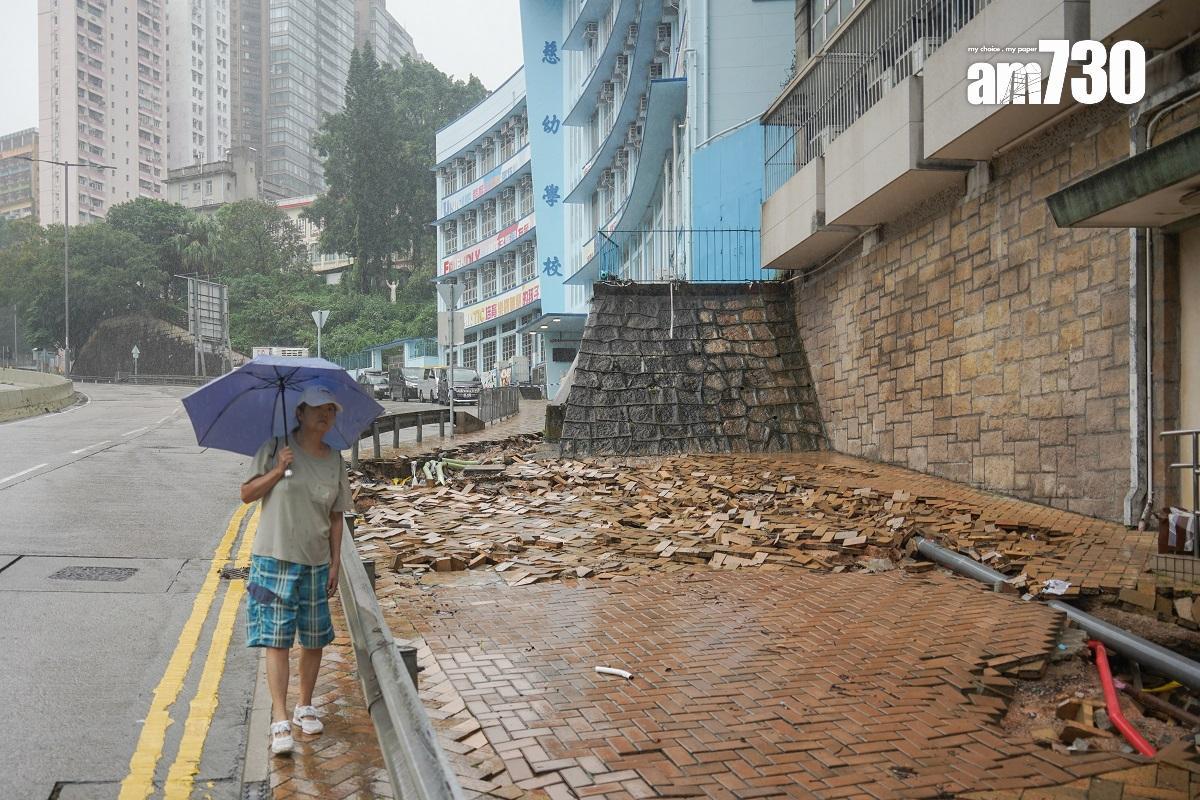 多間學校早前受颱風及暴雨破壞