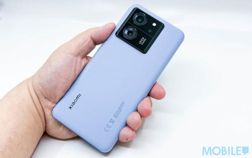 ▲ 機身 BioComfort 環保皮革帶來良好握感。.