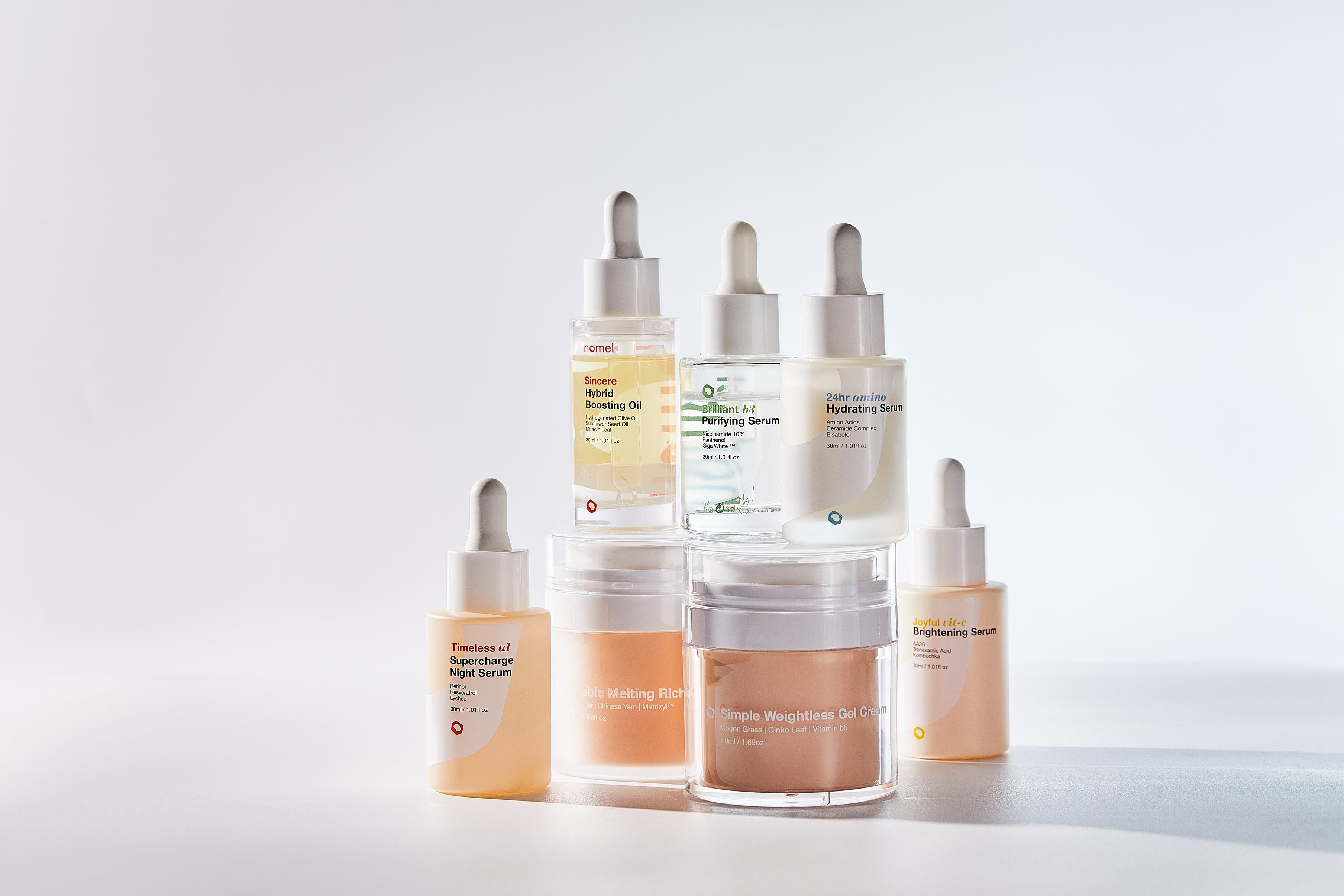 nomel於2019年電商起家,主打「純淨、全素、無動物實驗」的產品。