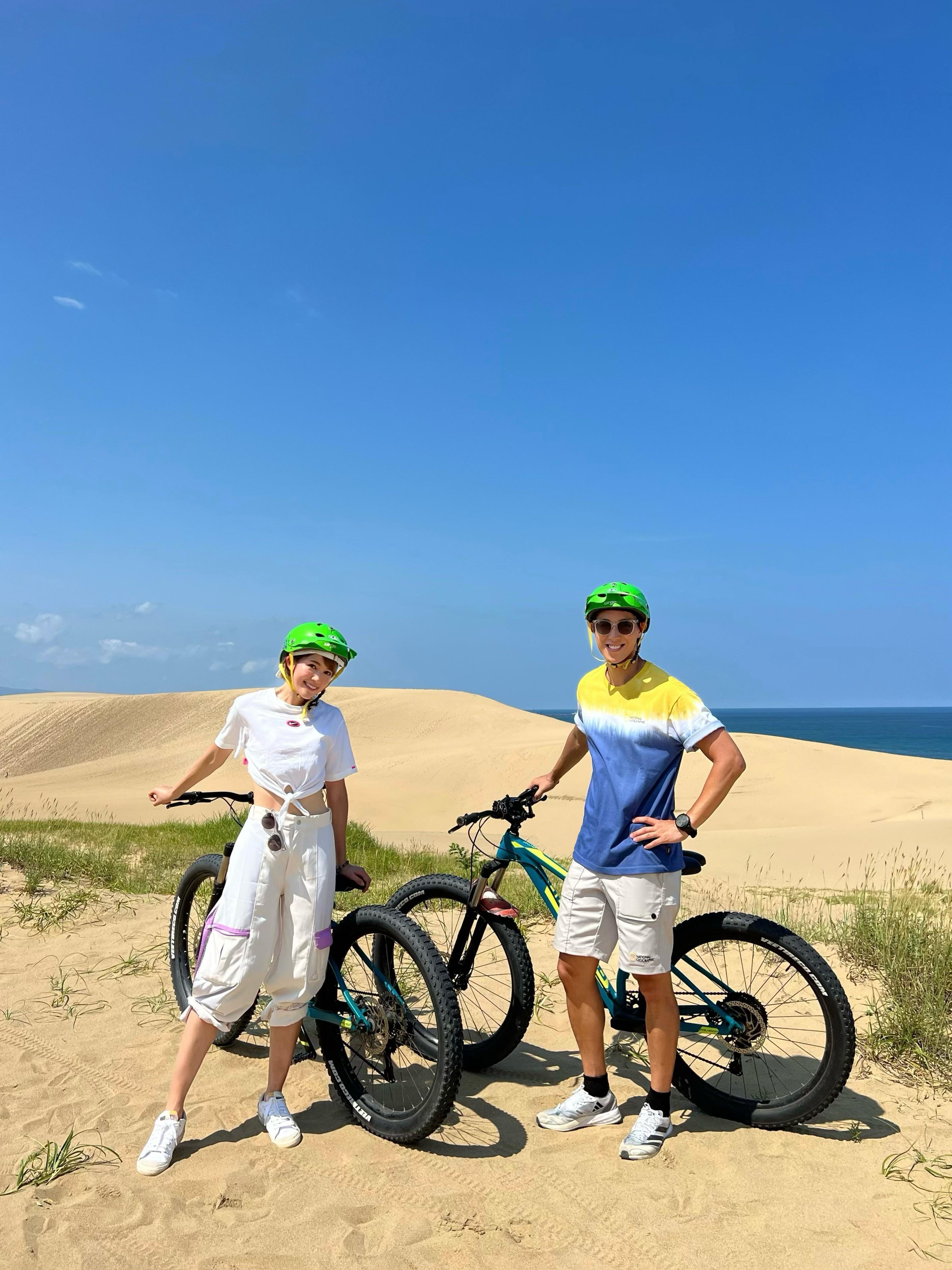 蘇皓兒與陳安立主持的《單車踩爆日本》反應不錯。