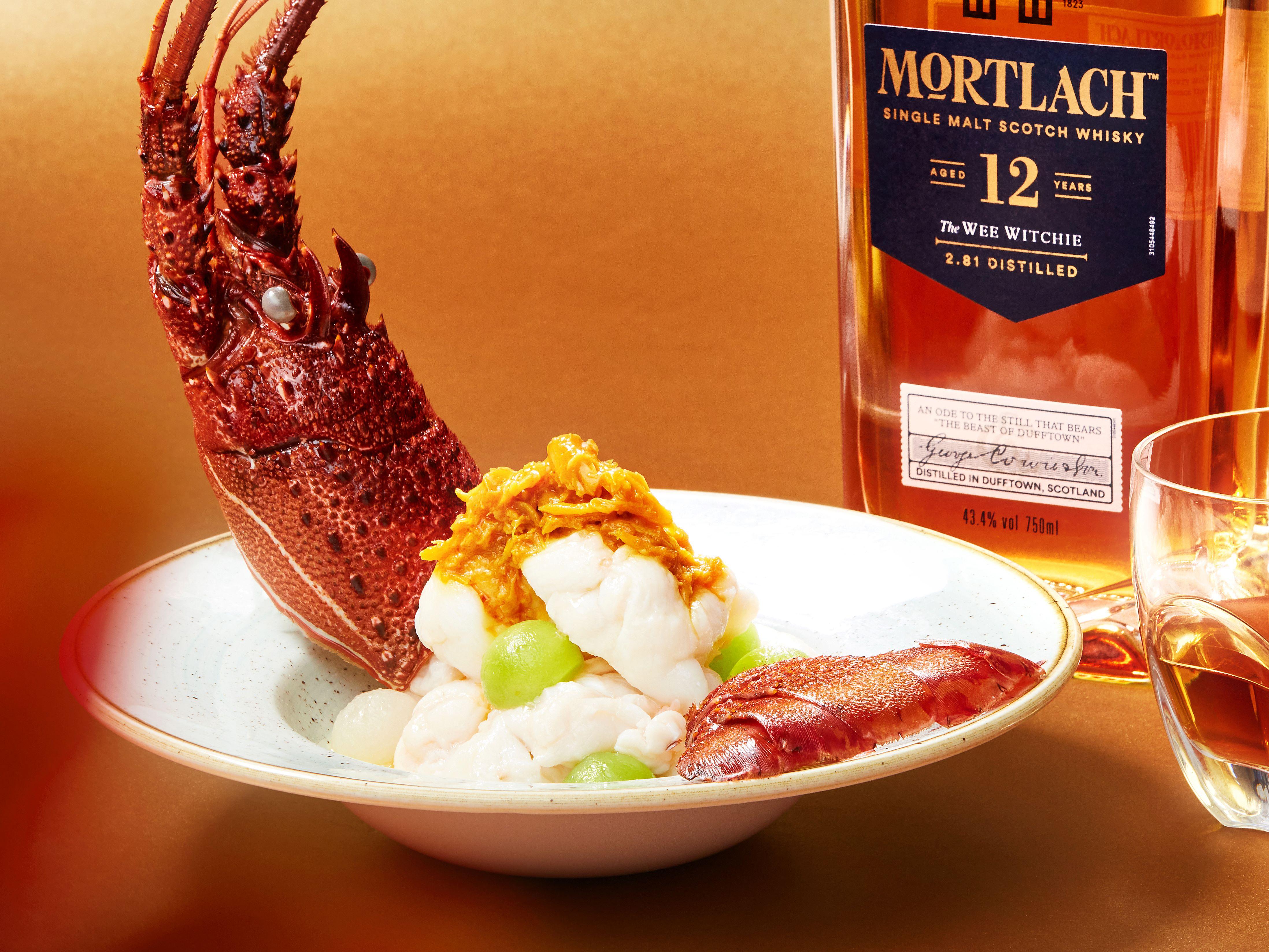 蟹粉玉珠澳洲龍蝦球