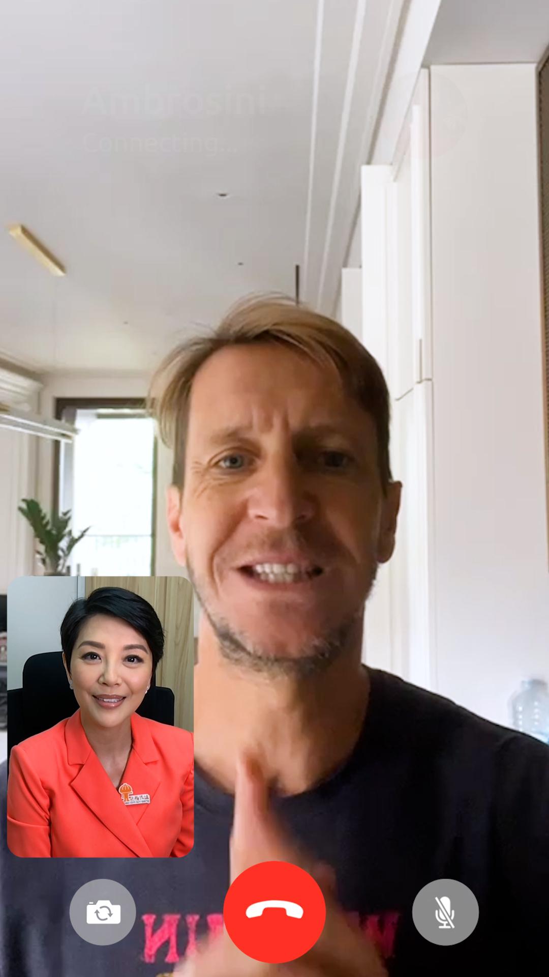 岩布仙尼急不及待再訪港。