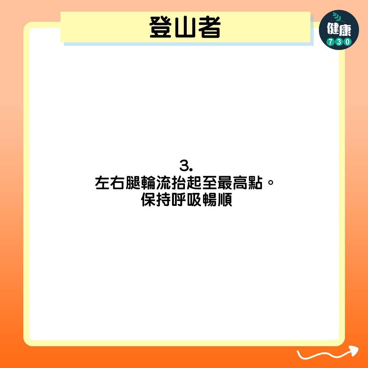 腹肌訓練|登山者(am730製圖)