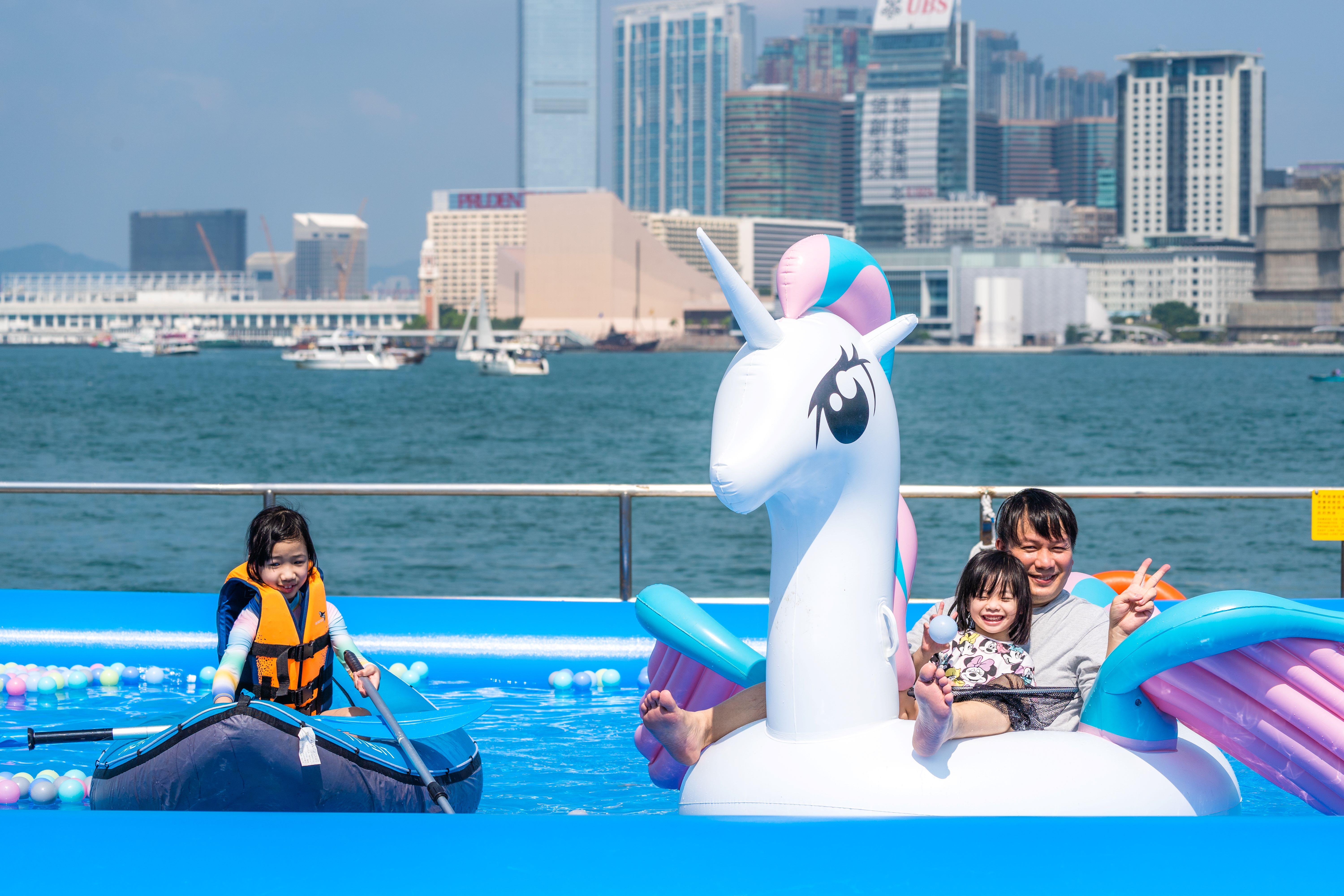 巨型大水池及打卡大水池