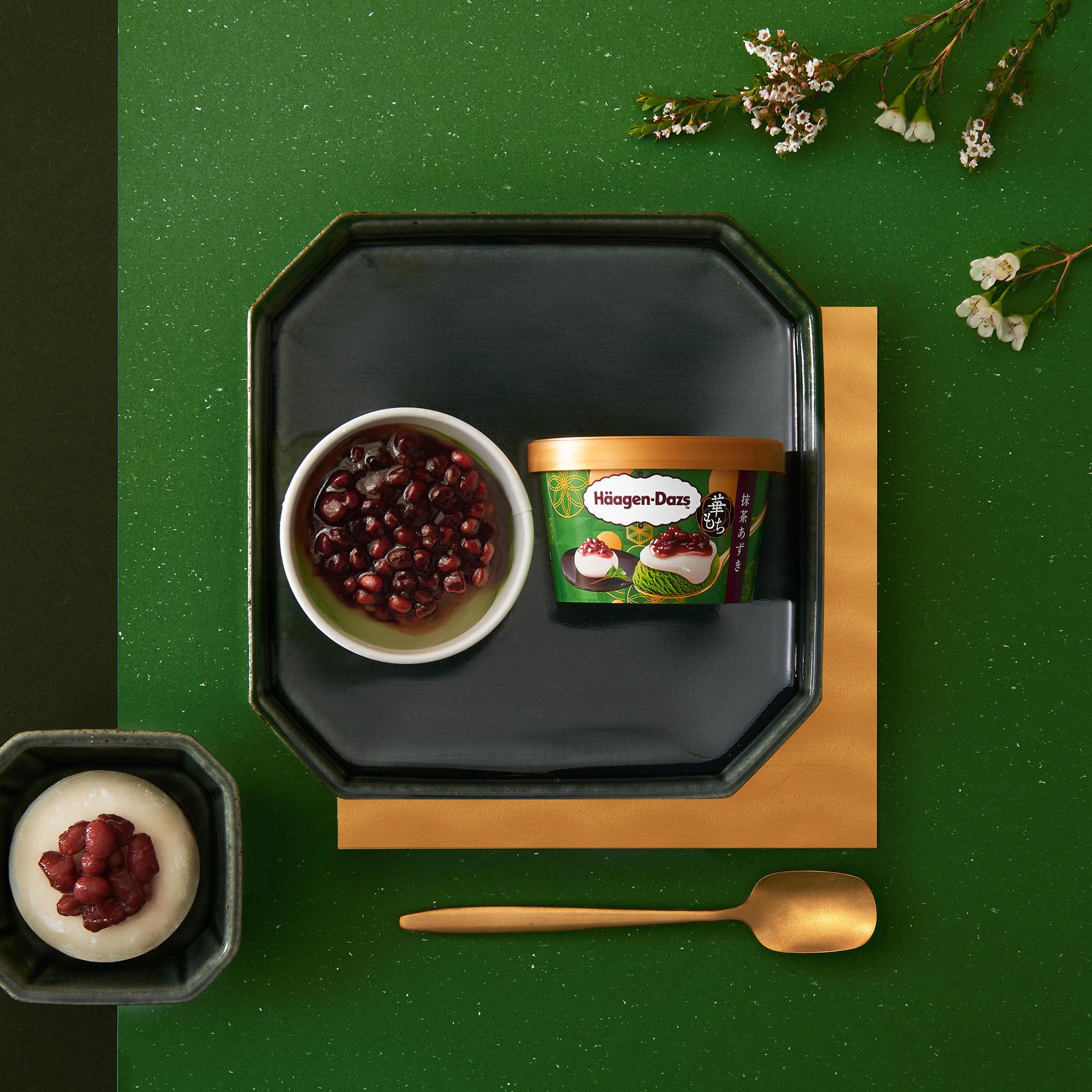 抹茶紅豆麻糬雪糕迷你杯