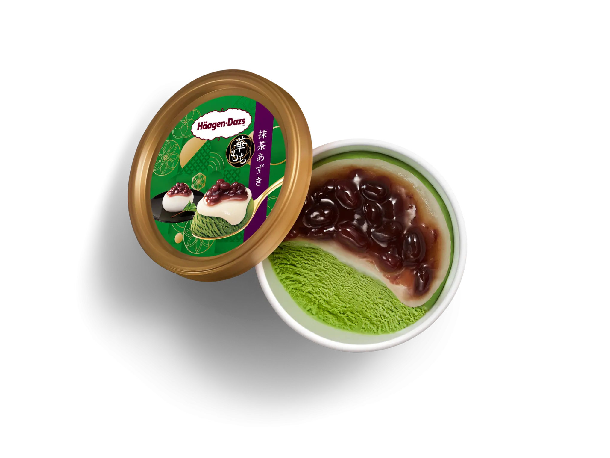 抹茶紅豆麻糬雪糕迷你杯