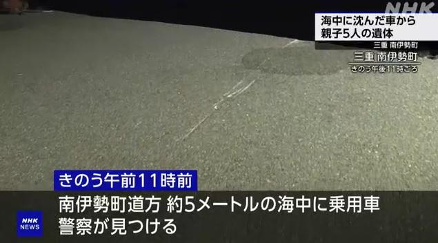 警方發現死者私家車墮海地點的岸邊,地上留有痕跡。(互聯網)