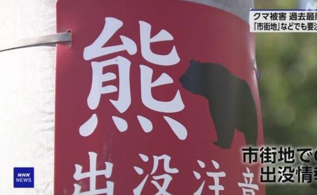 熊出沒注意標語。(互聯網)