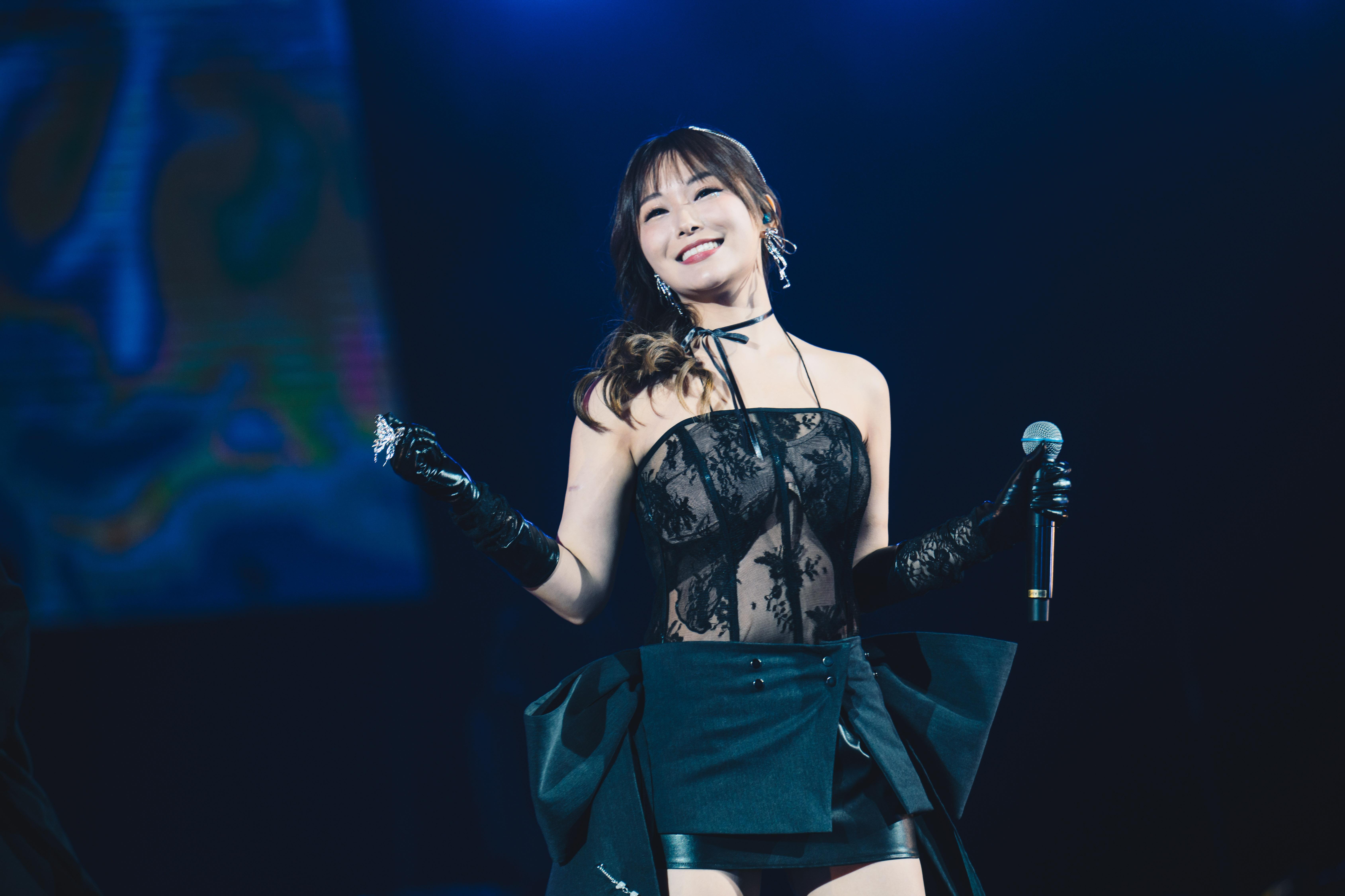 首次參與音樂祭的繪麗奈初試啼聲,台下的樂迷報以歡呼聲支持。