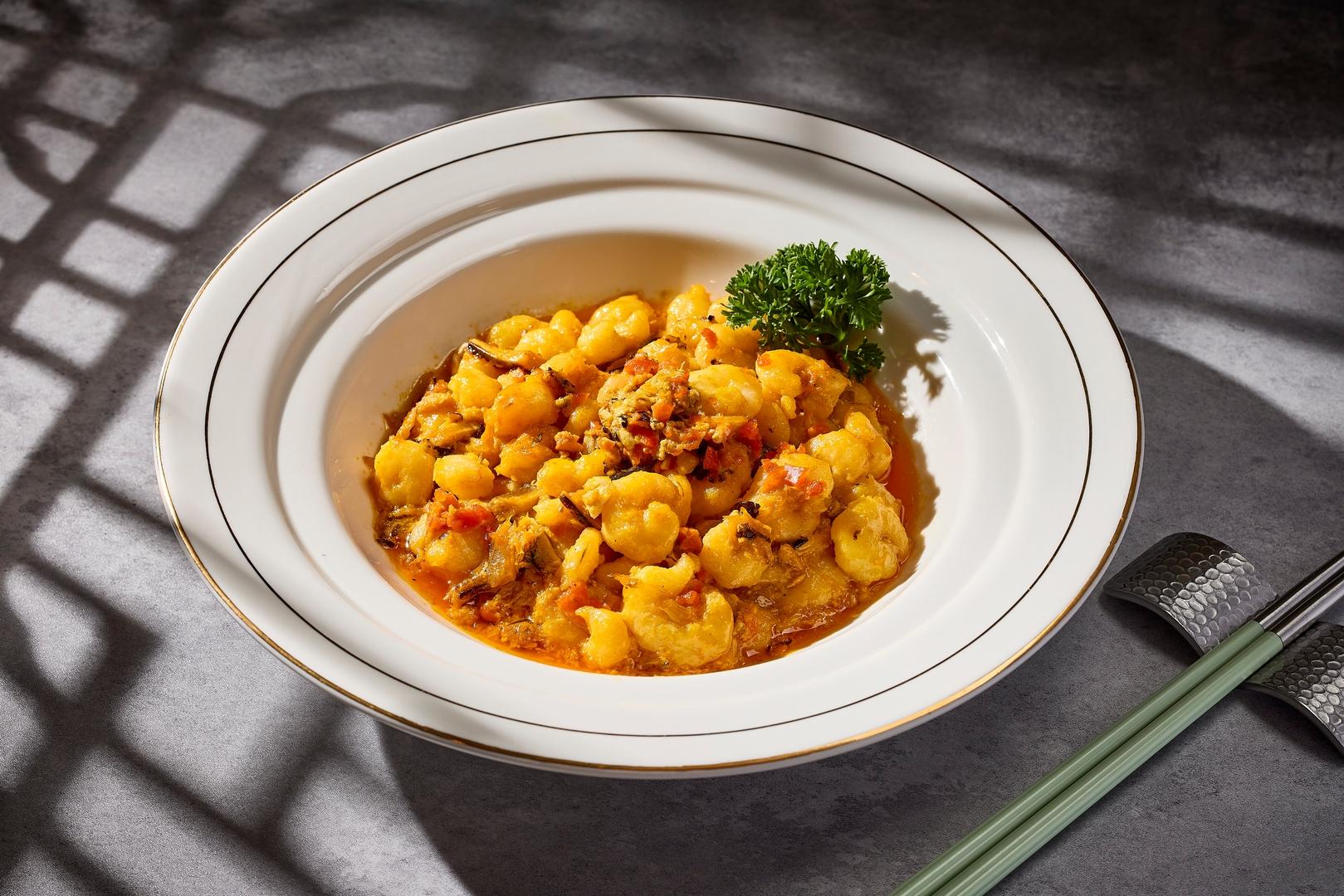 清炒蟹粉河蝦仁