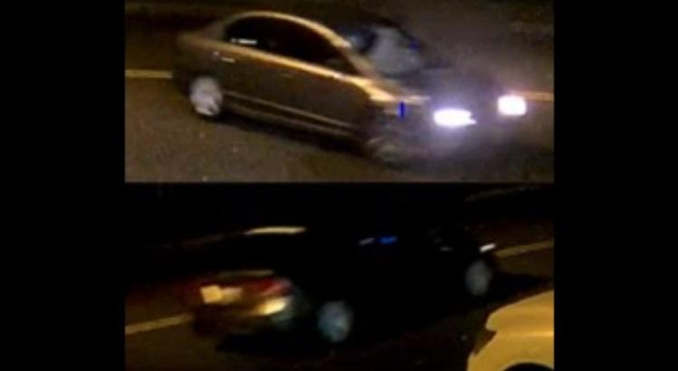 涉案的兩部私家車。(互聯網)