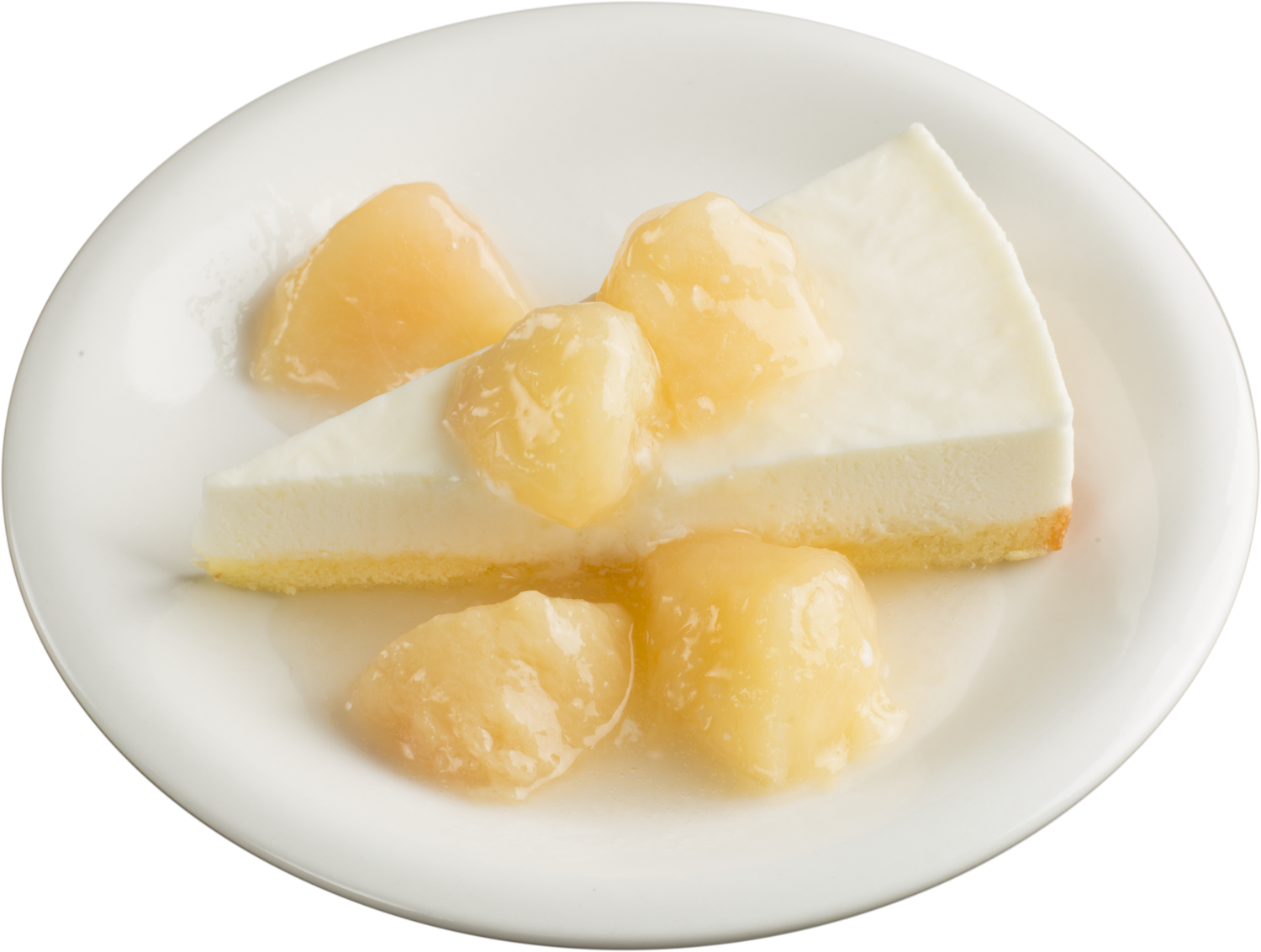 粒粒桃肉芝士蛋糕 $27