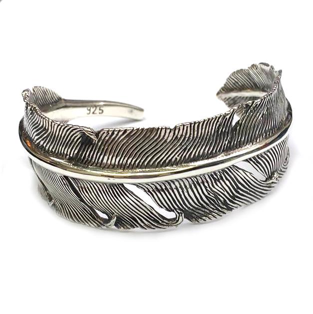 Just 925|尖沙咀店2/F, 太古店G/F-羽毛純銀手鐲