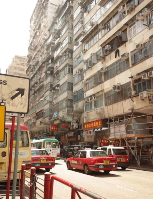 內地女影的香港街景。(圖片來源:小紅書)