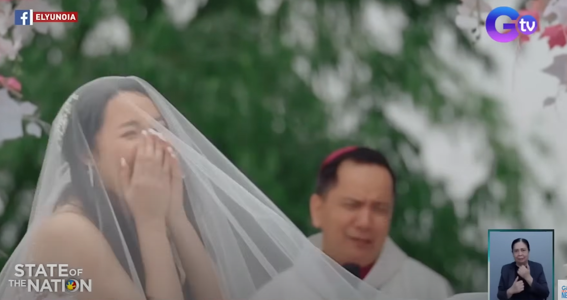 婚禮新郎掀新娘頭紗 竟整個人「捐入去」神父眼冤︰係都今晚先捐!全埸爆笑