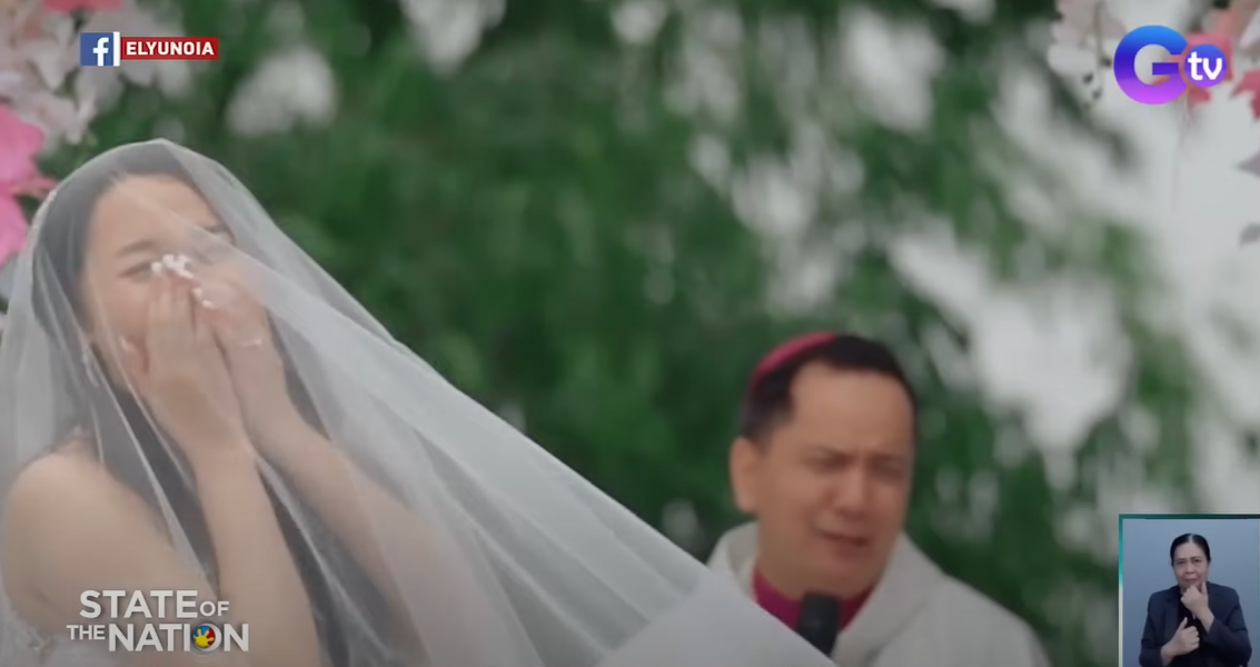 婚禮新郎掀新娘頭紗 竟整個人「捐入去」神父眼冤︰係都今晚先捐!全埸爆笑