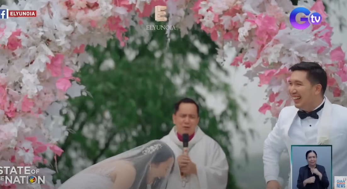 婚禮新郎掀新娘頭紗 竟整個人「捐入去」神父眼冤︰係都今晚先捐!全埸爆笑