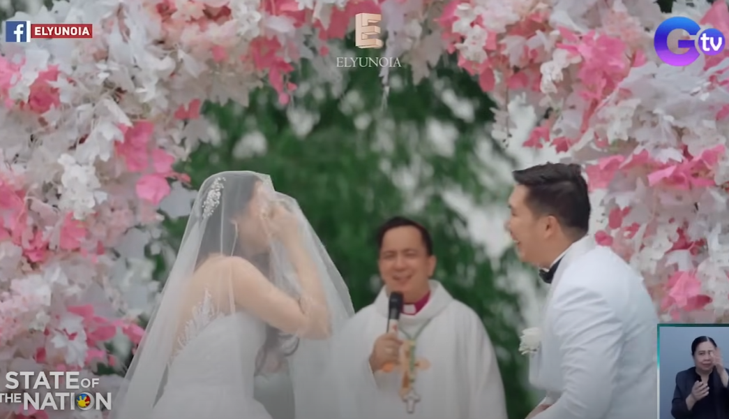 婚禮新郎掀新娘頭紗 竟整個人「捐入去」神父眼冤︰係都今晚先捐!全埸爆笑