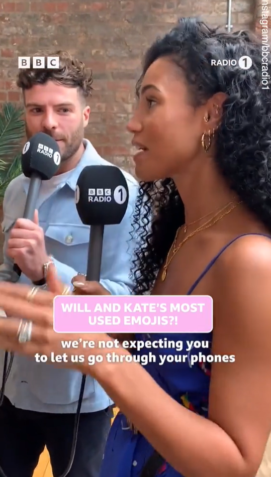 英國王室|威廉及凱特回答最愛的emoji是哪個。(互聯網)
