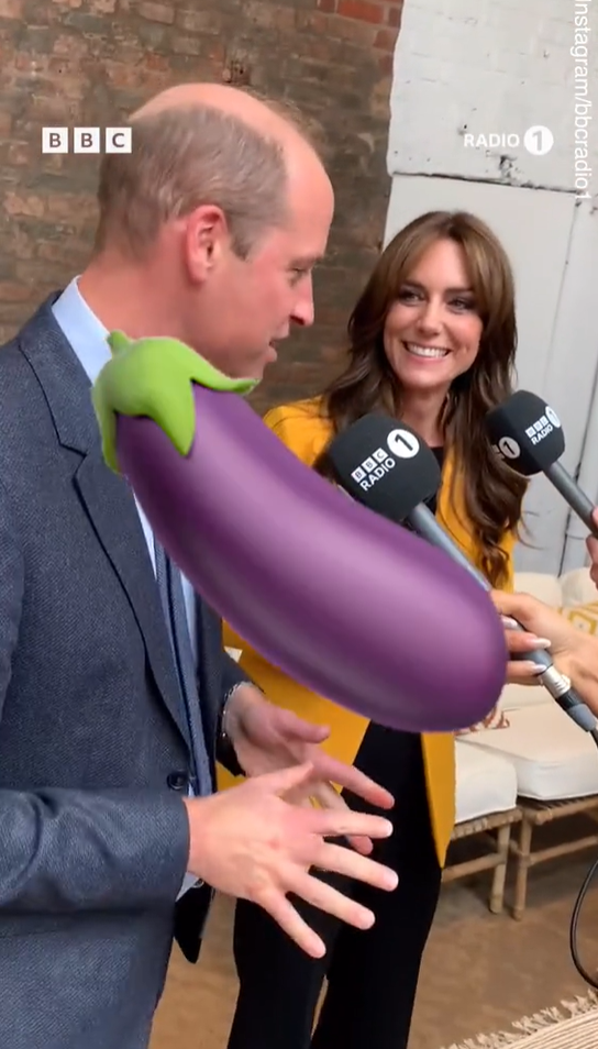 英國王室|威廉及凱特回答最愛的emoji是哪個。(互聯網)