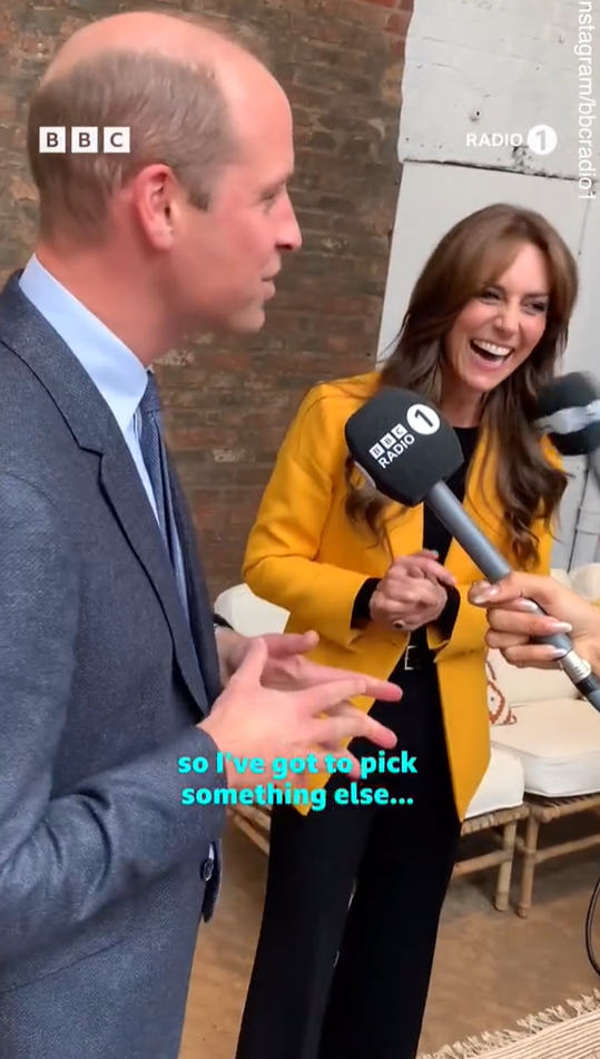 英國王室|威廉及凱特回答最愛的emoji是哪個。(互聯網)